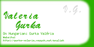 valeria gurka business card